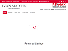 Tablet Screenshot of ivanmartinsales.com